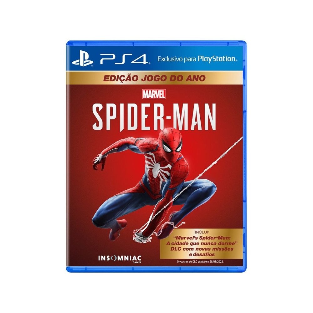 Marvels Spider-Man Edição Game do Ano - PS4