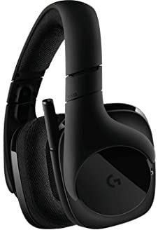 Headset Gamer Sem Fio Logitech G533 7.1 Dolby Surround com Drivers de Áudio Pro-G e Bateria Recarregável