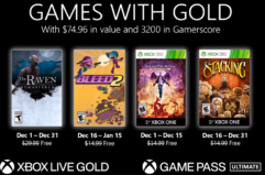 Games with Gold para dezembro de 2020