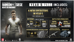 Tom Clancys Rainbow Six Siege - Passe de 5 anos - Xbox One