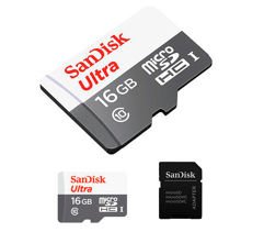 Cartão de Memória SanDisk Micro SD, 16Gb