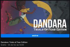 Jogo brasileiro Dandara Trials of Fear Edition de graça na Epic Games