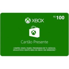 Xbox - Gift Card (Cartão-Presente) de R$ 100