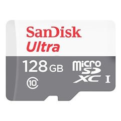 Cartão de Memória Micro SD de 128GB SanDisk Ultra