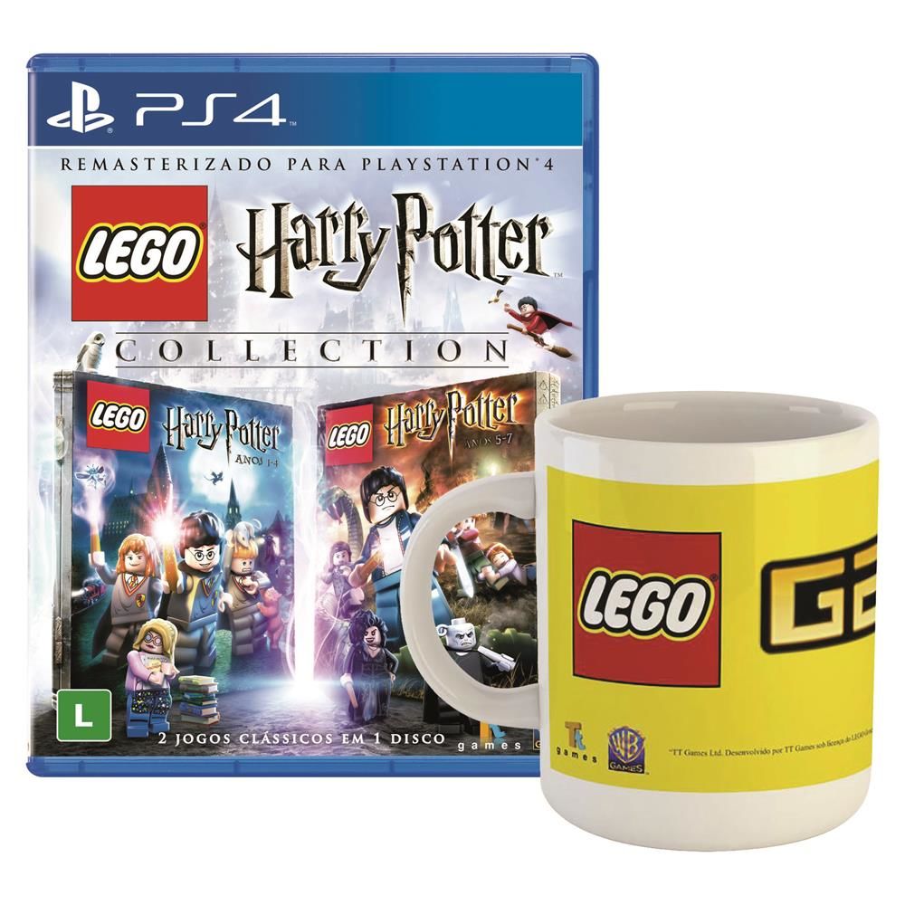 Game Lego Harry Potter Collection + Caneca LEGO - PS4