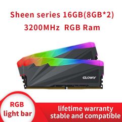 Memória RAM 3200MHz 16GB 2x8 DDR4 Gloway Sheen