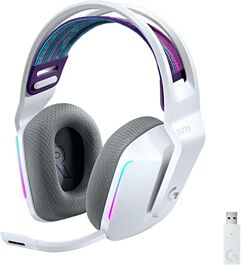 Headset Gamer sem Fio Logitech G733 7.1 Dolby Surround - Branco
