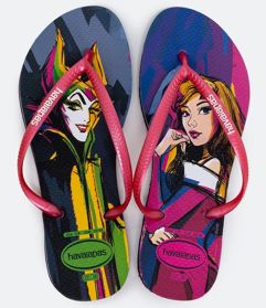 Chinelo Havaianas Slim Villains Geek Feminino