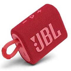 Caixa de Som Portátil JBL Harman GO3 com Bluetooth 5.1 - Vermelha