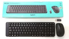 Combo Teclado e Mouse sem fio Logitech MK220