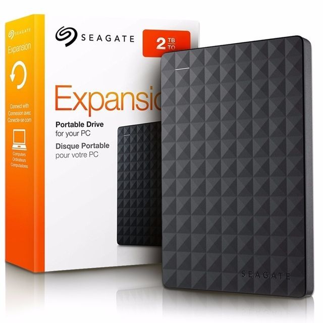 HD Externo Portátil Seagate Expansion 2TB USB 3.0 Preto