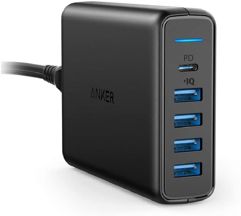 Carregador de Tomada PowerPort Speed Anker, 1 USB-C + 4 USB