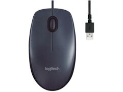 Mouse Logitech Óptico 1000DPI 3 Botões M90