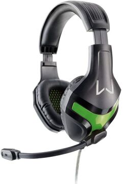 Headset Gamer Harve, Warrior, PH298, Preto/Verde