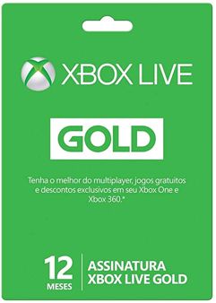 Gift Card Digital Assinatura Xbox Live - 12 Meses