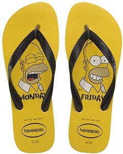 Chinelo Havaianas do Simpsons Adulto Unissex