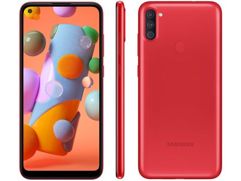 Smartphone Samsung Galaxy A11 64GB - Vermelho