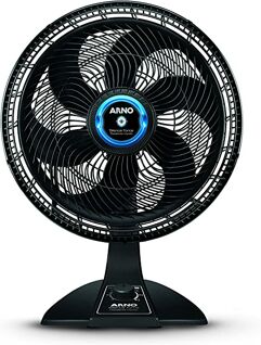 Ventilador Silence Force Repelente Líquido Arno Preto 110V