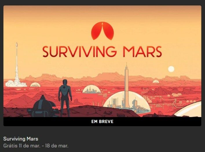 Surviving Mars de graça na Epic Games