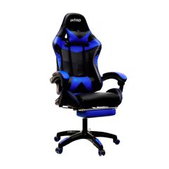 Cadeira Gamer PCTop Reclinável Preta e Azul - PGB