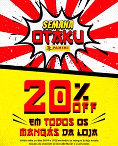 Semana Otaku na Panini: 20% OFF em todos os mangás