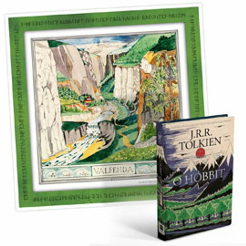 Livro O Hobbit + Pôster - Capa dura