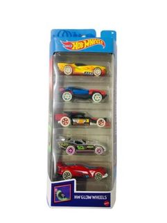 Pacote 5 Carros Sortidos Hot Wheels - Mattel