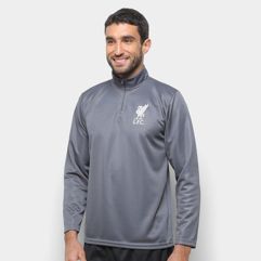 Blusa Liverpool Heavy Basic Masculina - Chumbo