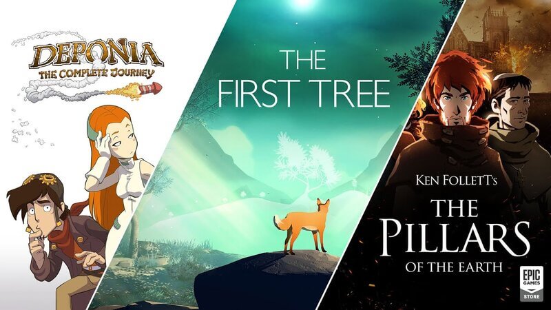 Grátis na Epic Games Deponia The Complete Journey, Ken Follett’s The Pillars of the Earth e The First Tree