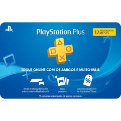 Assinatura Playstation Plus - 12 Meses
