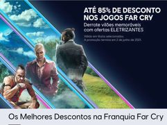 Games Far Cry com até 85% de desconto + cupom de 20%