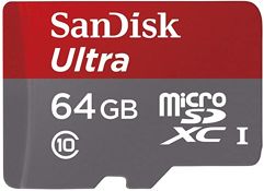 Cartão Micro SD Sandisk Ultra