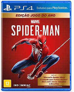 Jogo Marvels Spider-Man Edição Jogo do Ano para PS4