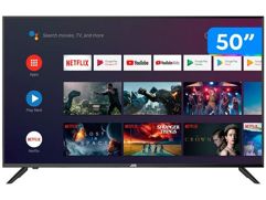 Smart TV 4K HQLED 50” JVC Android - Wi-Fi HDR 4