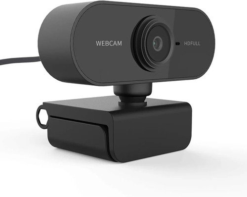 Webcam FullHD 1080P - Com Microfone e Redução de Ruído