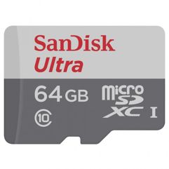 Cartao de Memoria 64Gb Sandisk Ultra Microsdxc com Adaptador