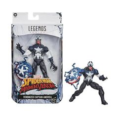 Action Figure Venomized Capitão América Marvel Legends Series - Hasbro