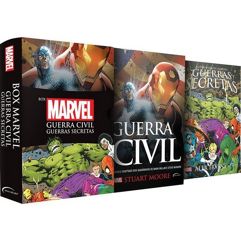 Livro - Box Marvel Guerra Civil: Guerras secretas