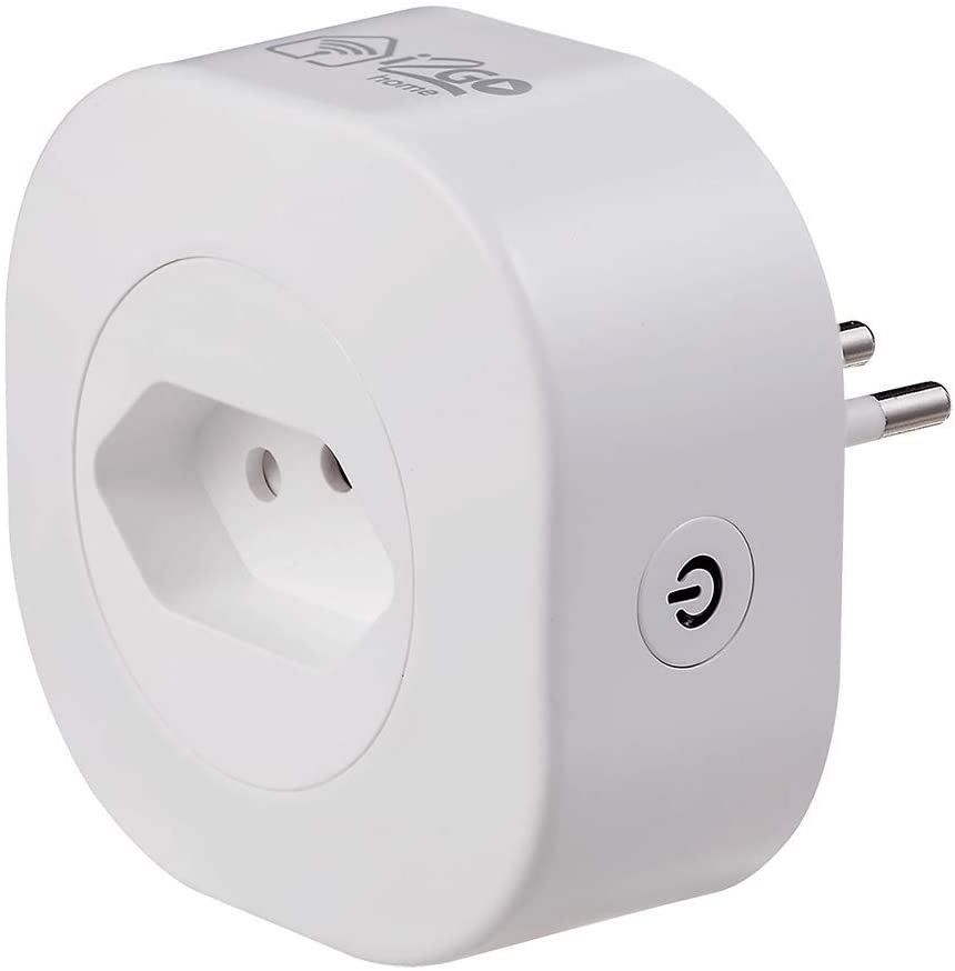 Tomada Inteligente Wi-Fi 10A I2GO Home - Ligue ou Desligue Seus Eletrodomésticos Através do Celular - Compatível com Alexa