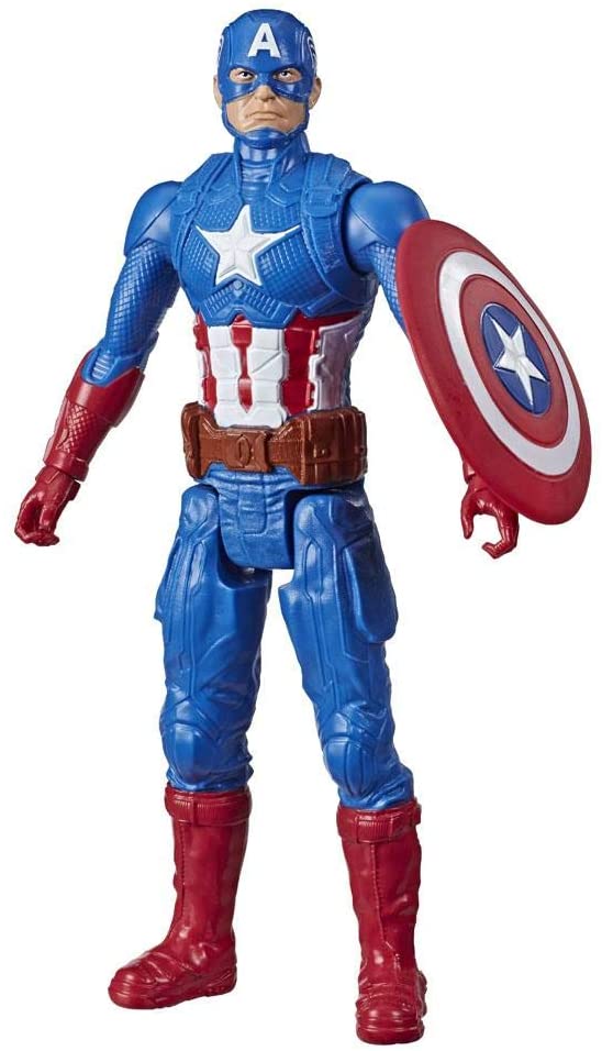 Boneco Titan Hero Marvel Capitão América - E7877 - Hasbro