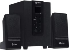 CAIXA DE SOM 2.1 GROOVE 20W - COM BLUETOOTH FM E CONTROLE REMOTO - Vinik, CXGRO20W, Preto
