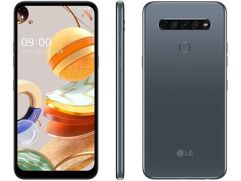 Smartphone LG K61 128GB 4G Wi-Fi Tela 6.5 Dual Chip 4GB RAM Câmera Quádrupla + Selfie 16MP - Titânio