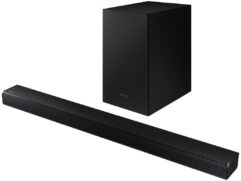 Soundbar Samsung HW-T555 com 2.1 Canais, Bluetooth, Subwoofer Sem Fio e DTS Virtual X - 320W