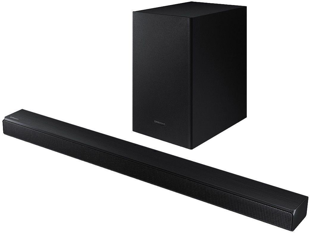 Soundbar Samsung HW-T555 com 2.1 Canais, Bluetooth, Subwoofer Sem Fio e DTS Virtual X - 320W