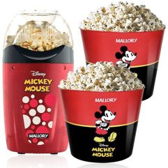 Pipoqueira_Elétrica Disney Mickey Mallory + 2 Baldes Pipoca