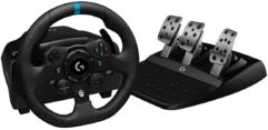 Volante Logitech G923 para Xbox Series X|S, Xbox One e PC com Force Feedback TRUEFORCE, Pedais Responsivos, Launch Control e Acabamento em Couro