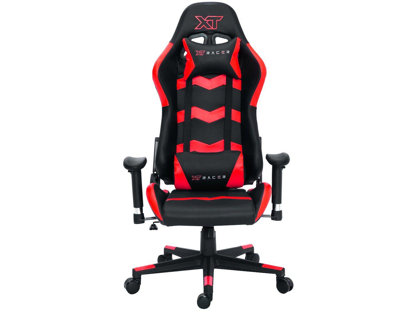 Cadeira Gamer XT Racer Reclinável - Preta e Vermelha Speed Series XTS140