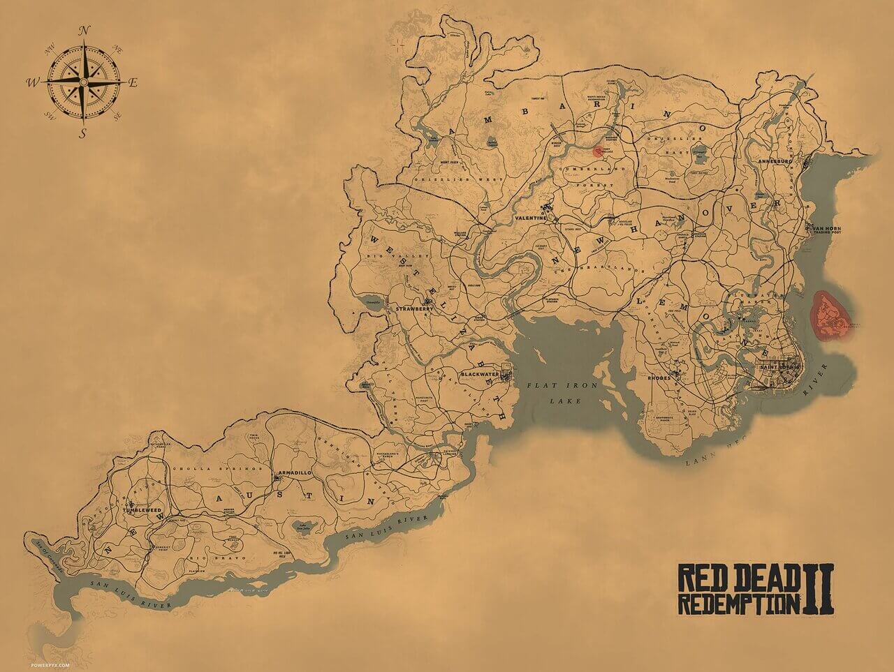 Mapa Red Dead Redemption 2: 5 mistérios e link do rdr2map - Mapa Do Red Dead Redemption 2