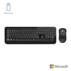 Combo_Teclado E Mouse Sem Fio Desktop 850 - Microsoft