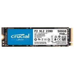 SSD Crucial P2 500 GB 3D NAND NVMe PCIe M.2 até 2400 MB/s - CT500P2SSD8